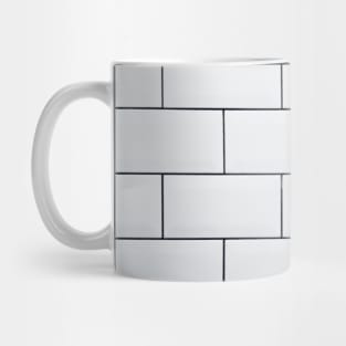 Subway tile (white) Mug